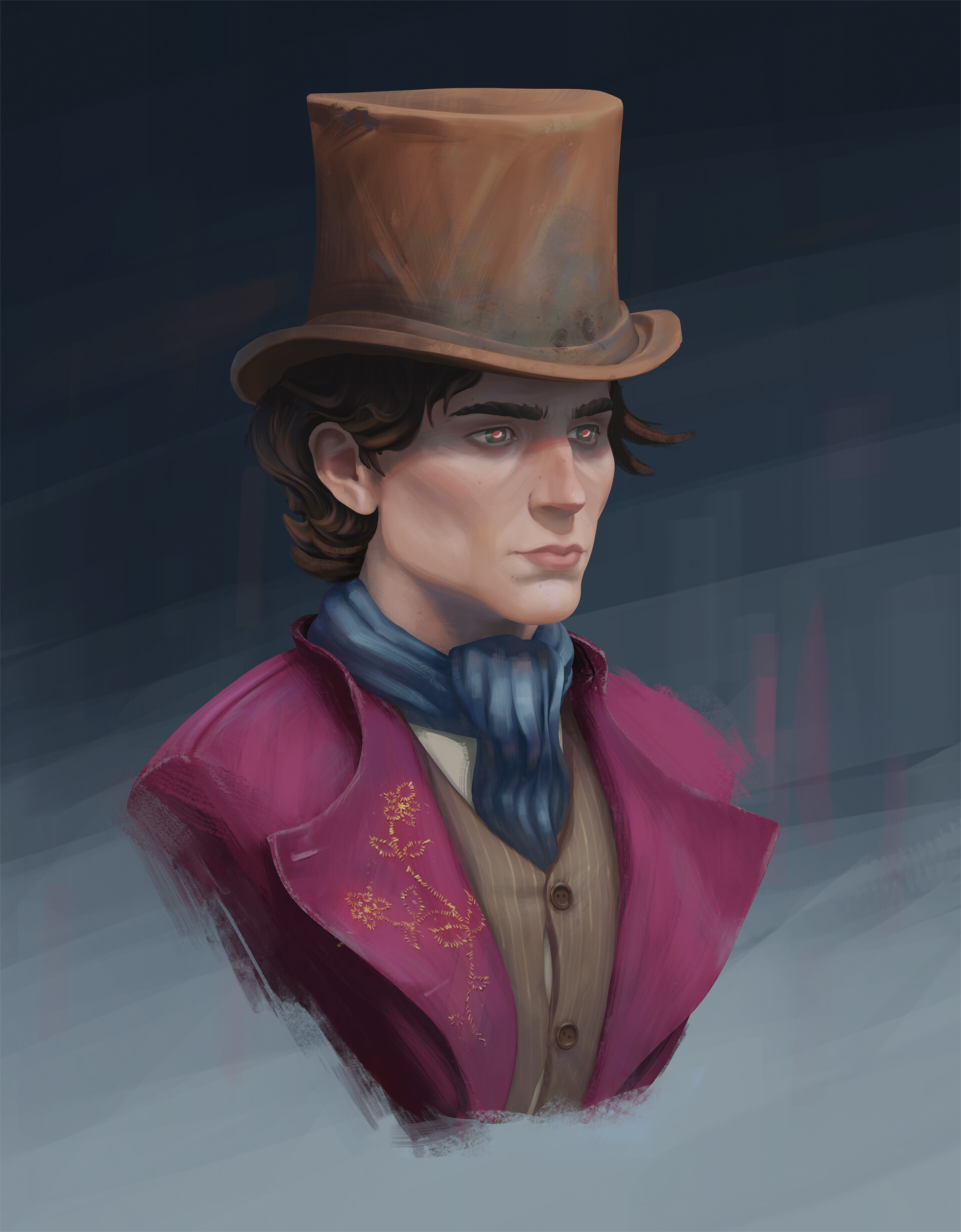 ArtStation - Timothée Chalamet - Willy Wonka