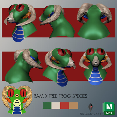 ArtStation - No Man's Sky - Ram X Tree Frog