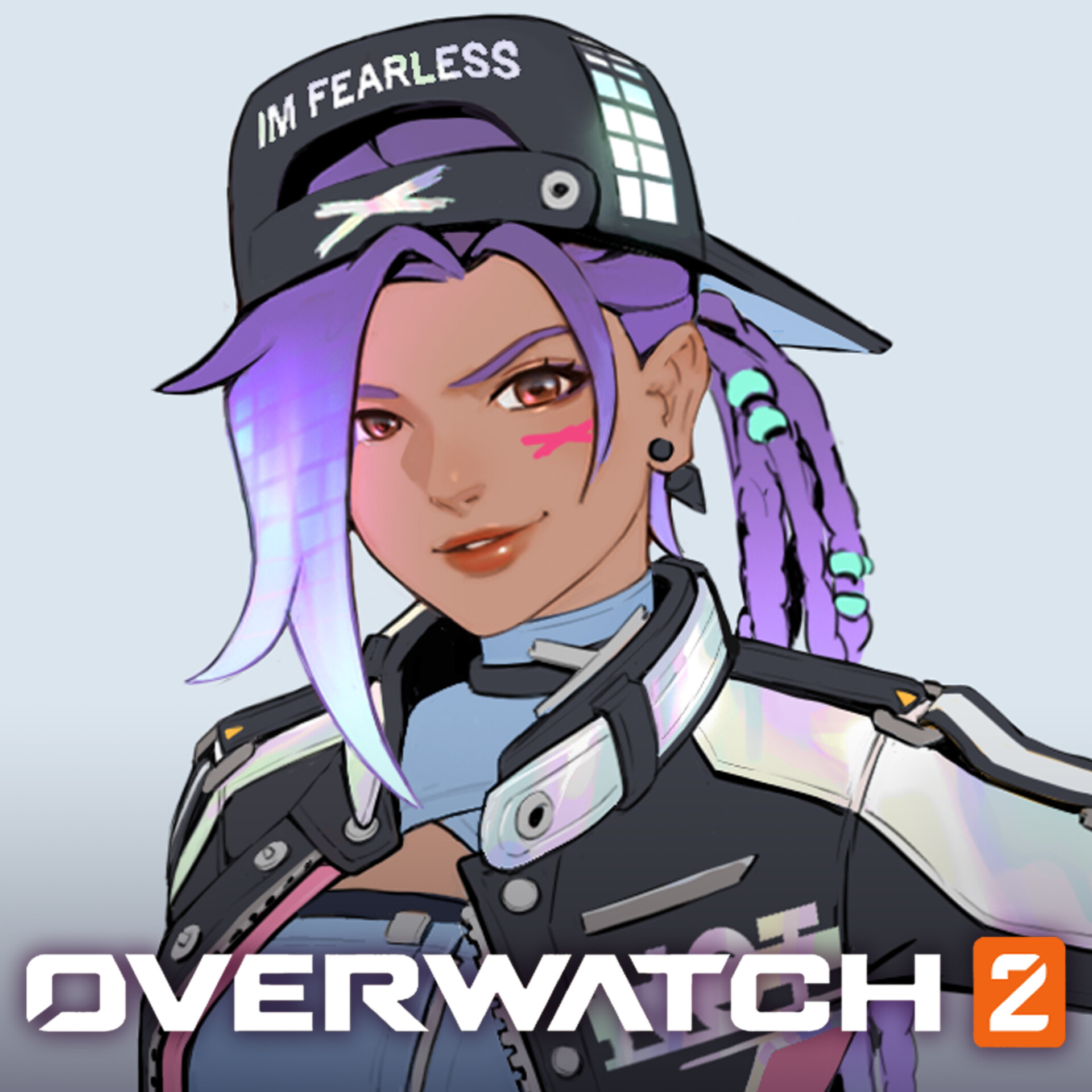 ArtStation - Overwatch 2: LE SSERAFIM x Overwatch 2 Sombra Skin Concept