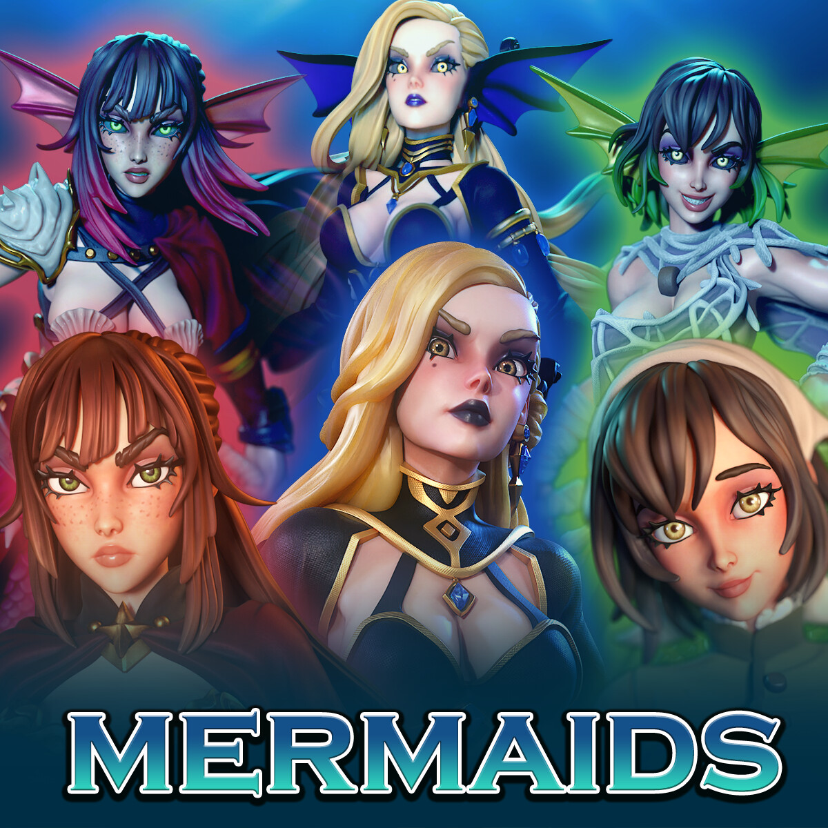 Mermaid Shapeshifters Set