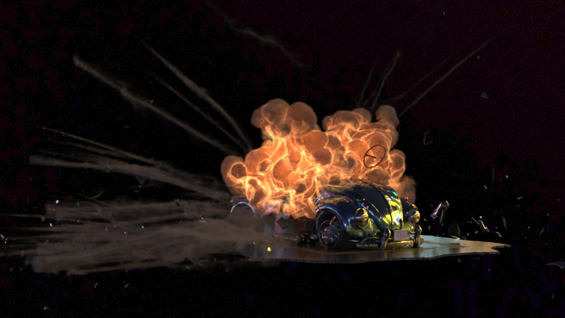 ArtStation - Car Explosion