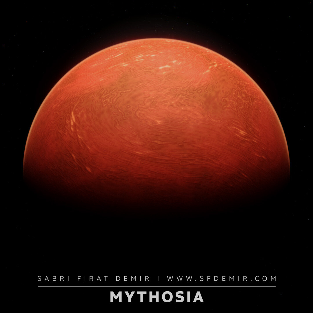 Mythosia 3D Gas Giant Planet Model