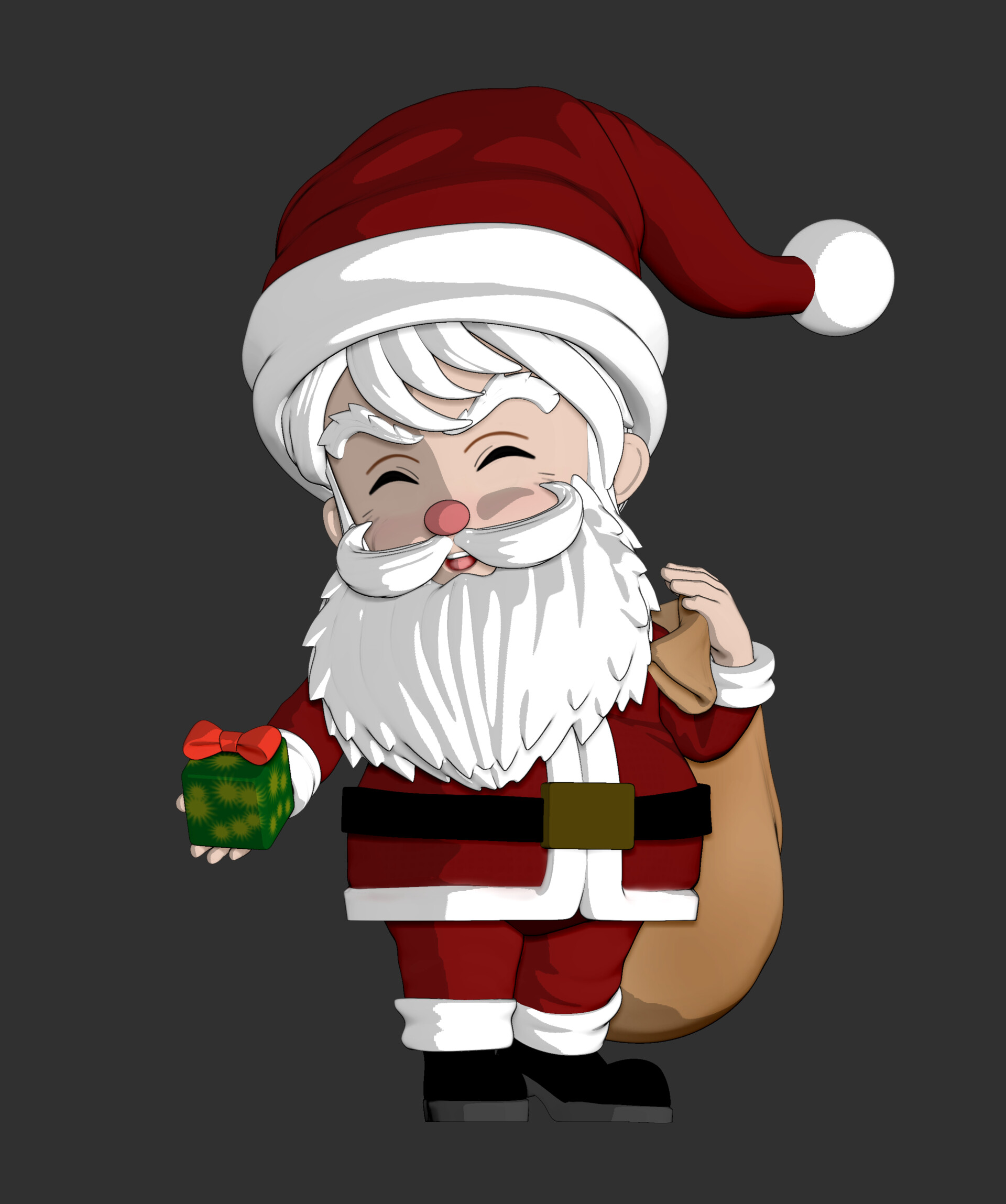 All done with the Santa Claus drawing. : r/gaybros