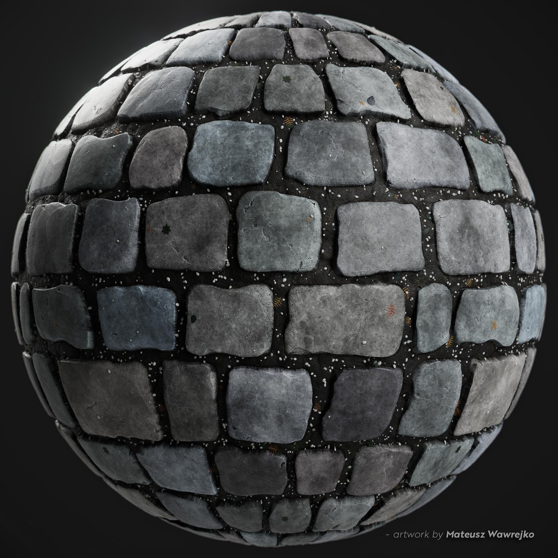 ArtStation - Cobblestone material