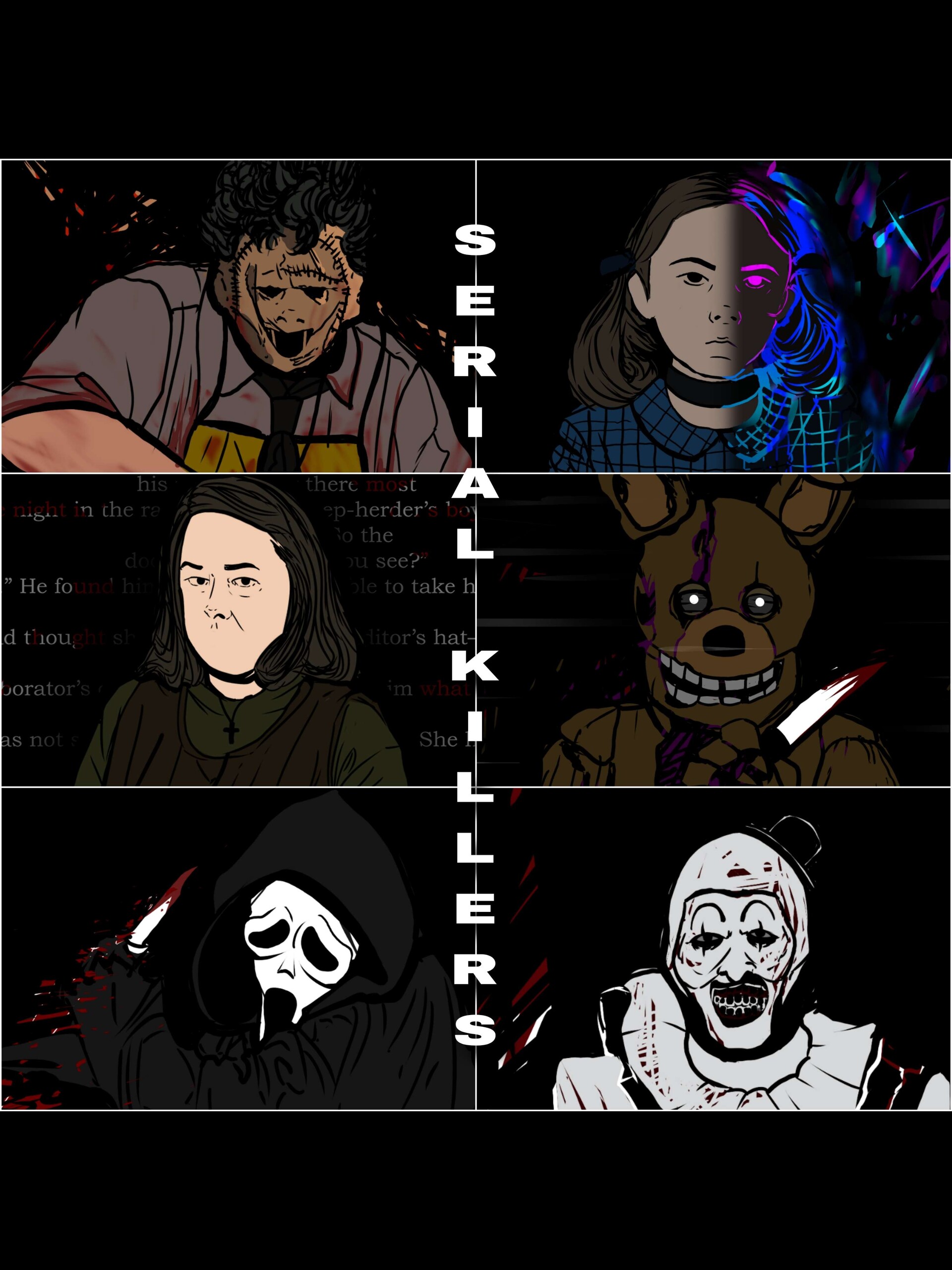 ArtStation Halloween villains (Serial Killers).