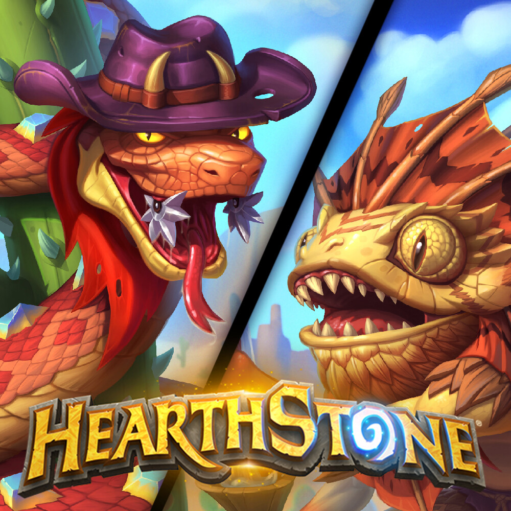 Ben Hearthstone on X: Showdown in the Badlands Signature art! 🎨👀 What do  you think of this Weatern art style? #hearthstone (Kurtrus and Slagmaw not  shown)  / X
