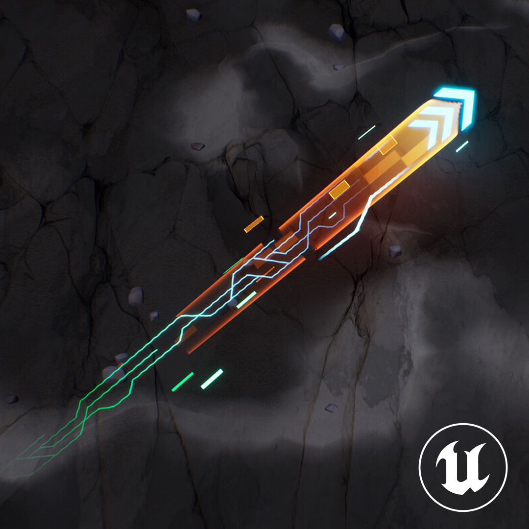 ArtStation - Cyber Projectile VFX