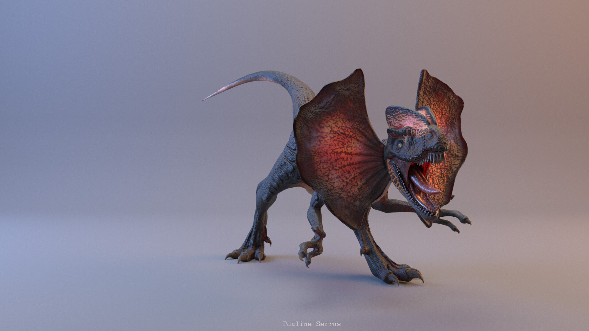 ArtStation - Dilophosaurus