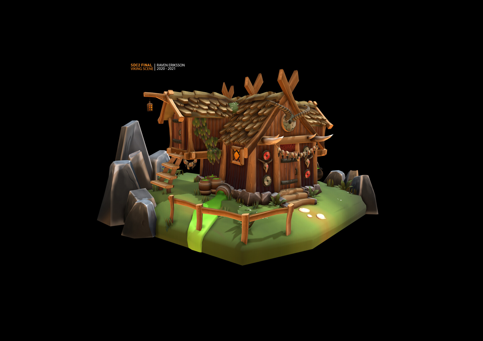 ArtStation Seer Viking House