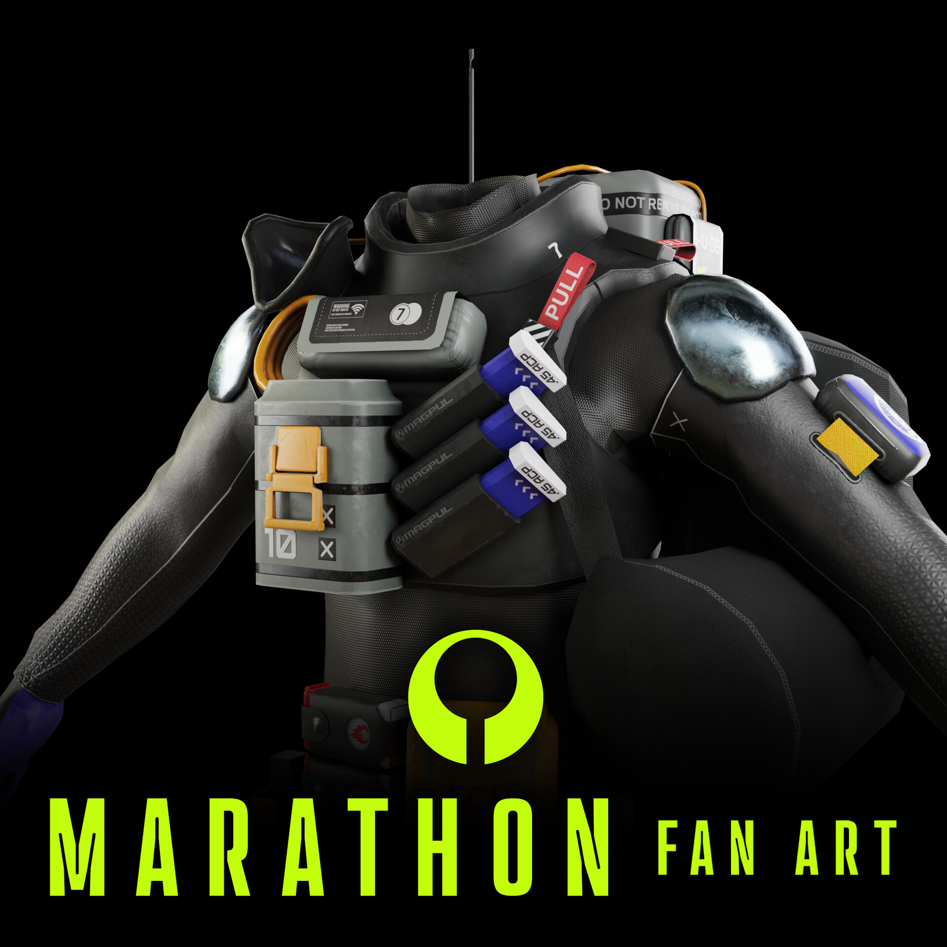 ArtStation - UESC Runner Marathon Fan Art