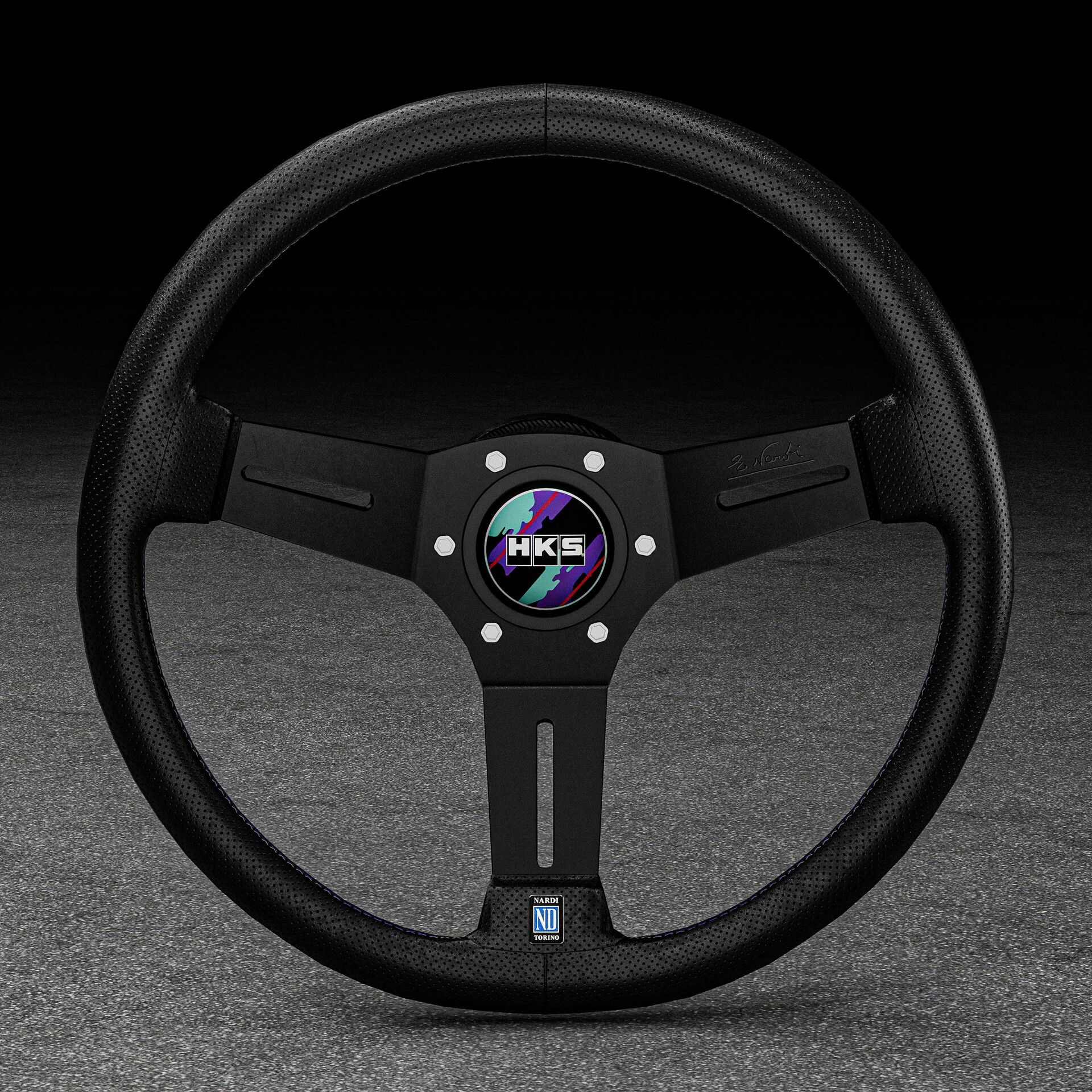 ArtStation NARDI x HKS 50th anniversary racing steering wheel