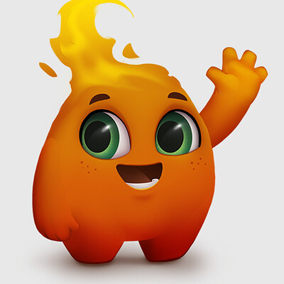 Flamee -- Website Mascot