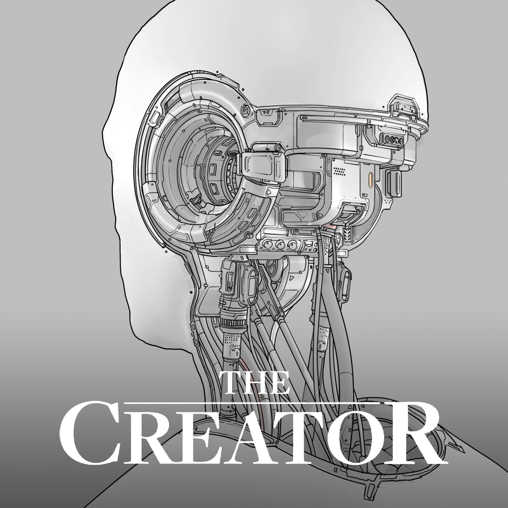ArtStation - The Creator - Simulant Head Design