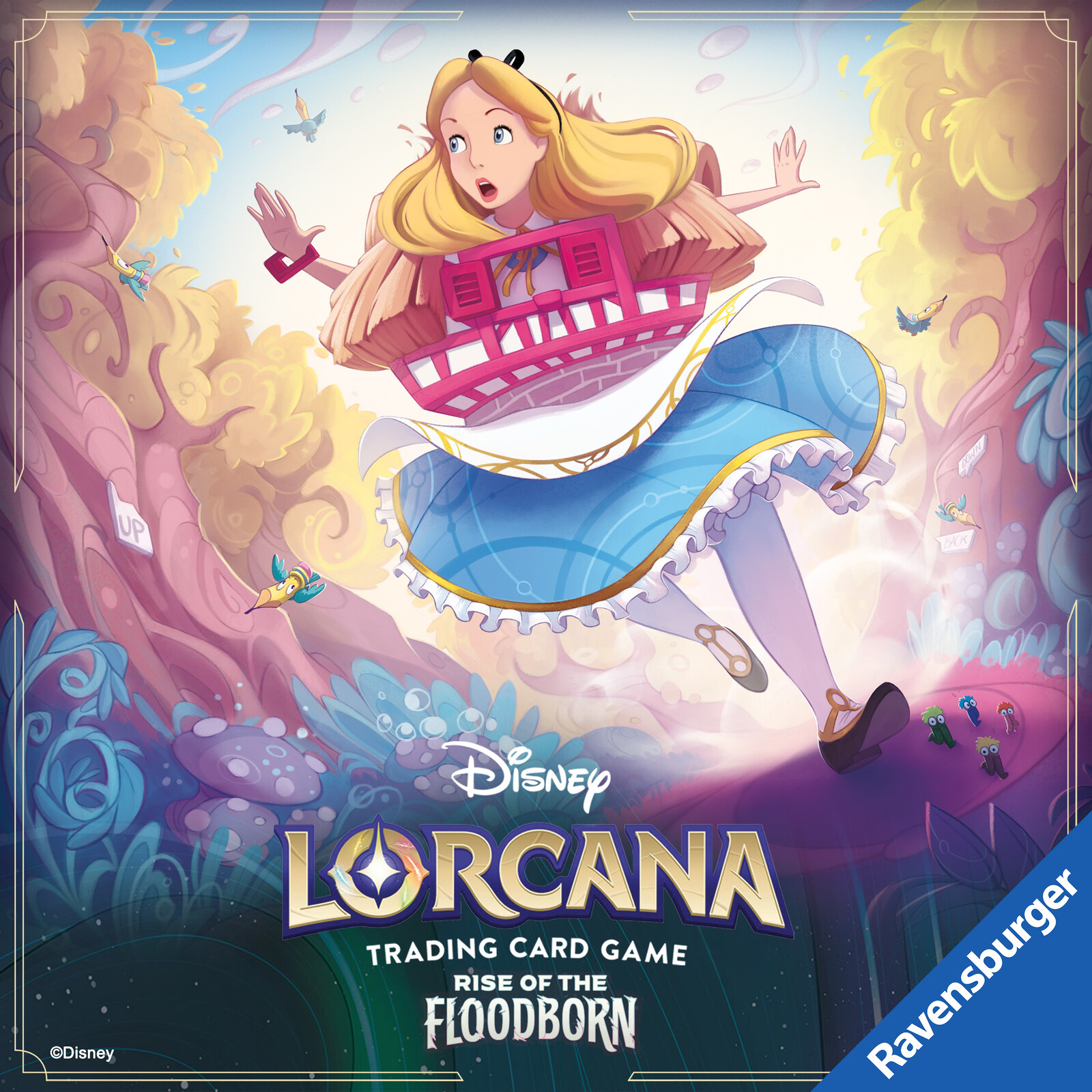 Disney LORCANA TCG - ALICE Growing Girl ENCHANTED - SET 2 Rise of the Floodborn