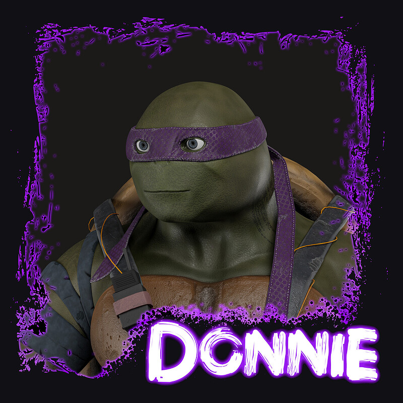 Stylized Donatello (Donnie)