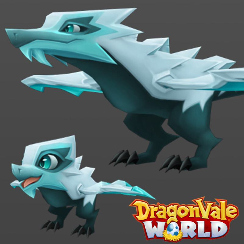DragonVale World Frigid Dragon