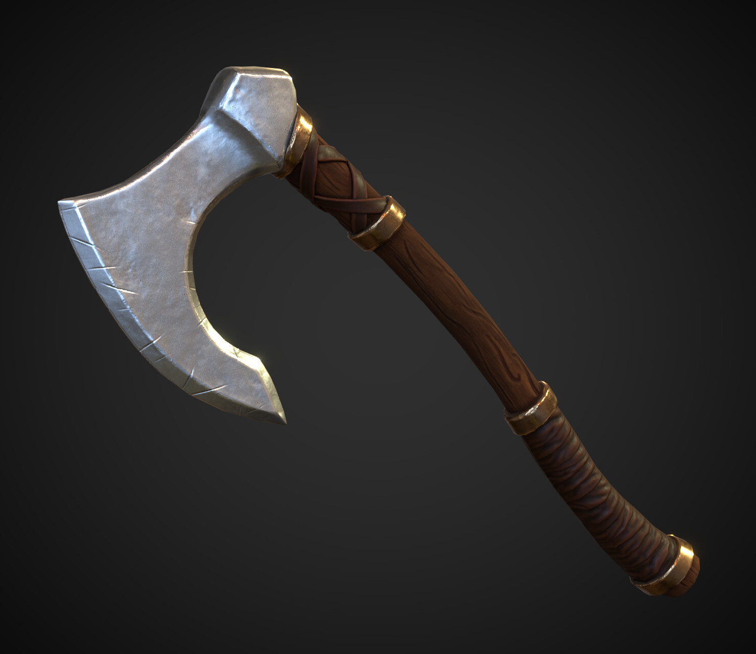 ArtStation - Stylized one-handed axe