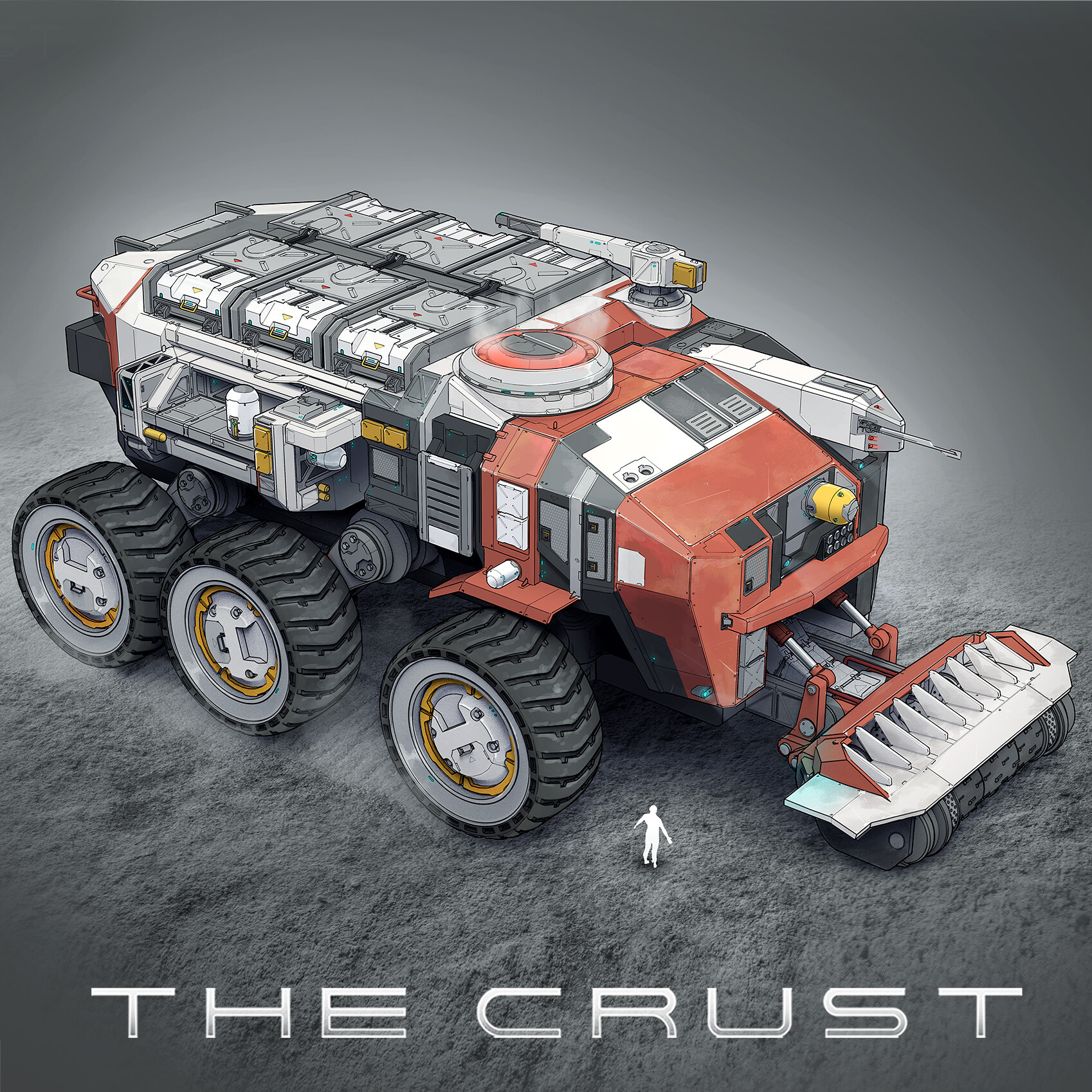 ArtStation The Crust Ice Harvester