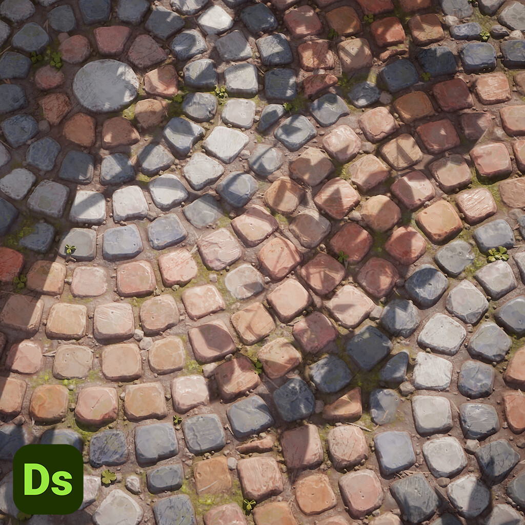 Stylized stone road （材质）