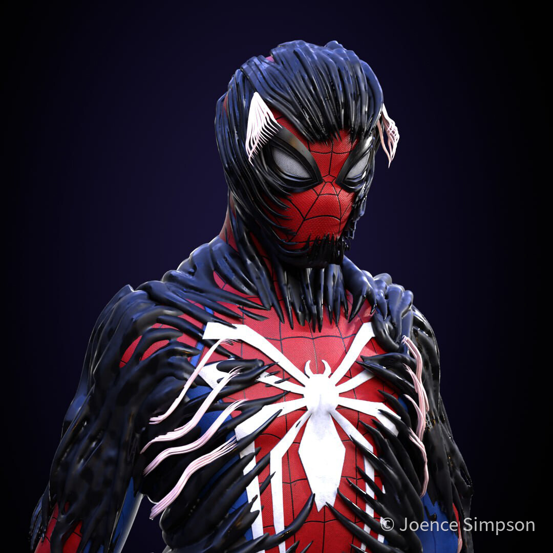 Artstation - Venom Symbiote Transformation