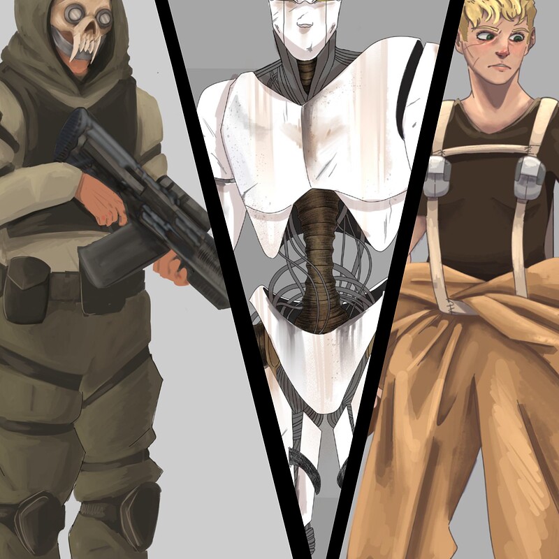 Wasteland Dystopia - Character Concepts