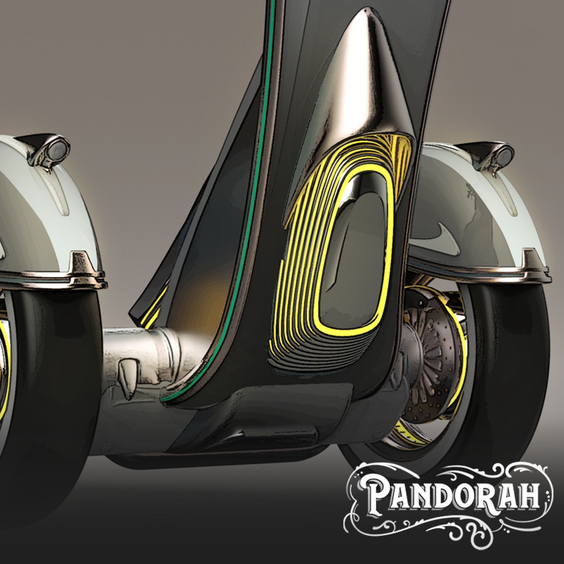 ArtStation - Retrofuturistic segway