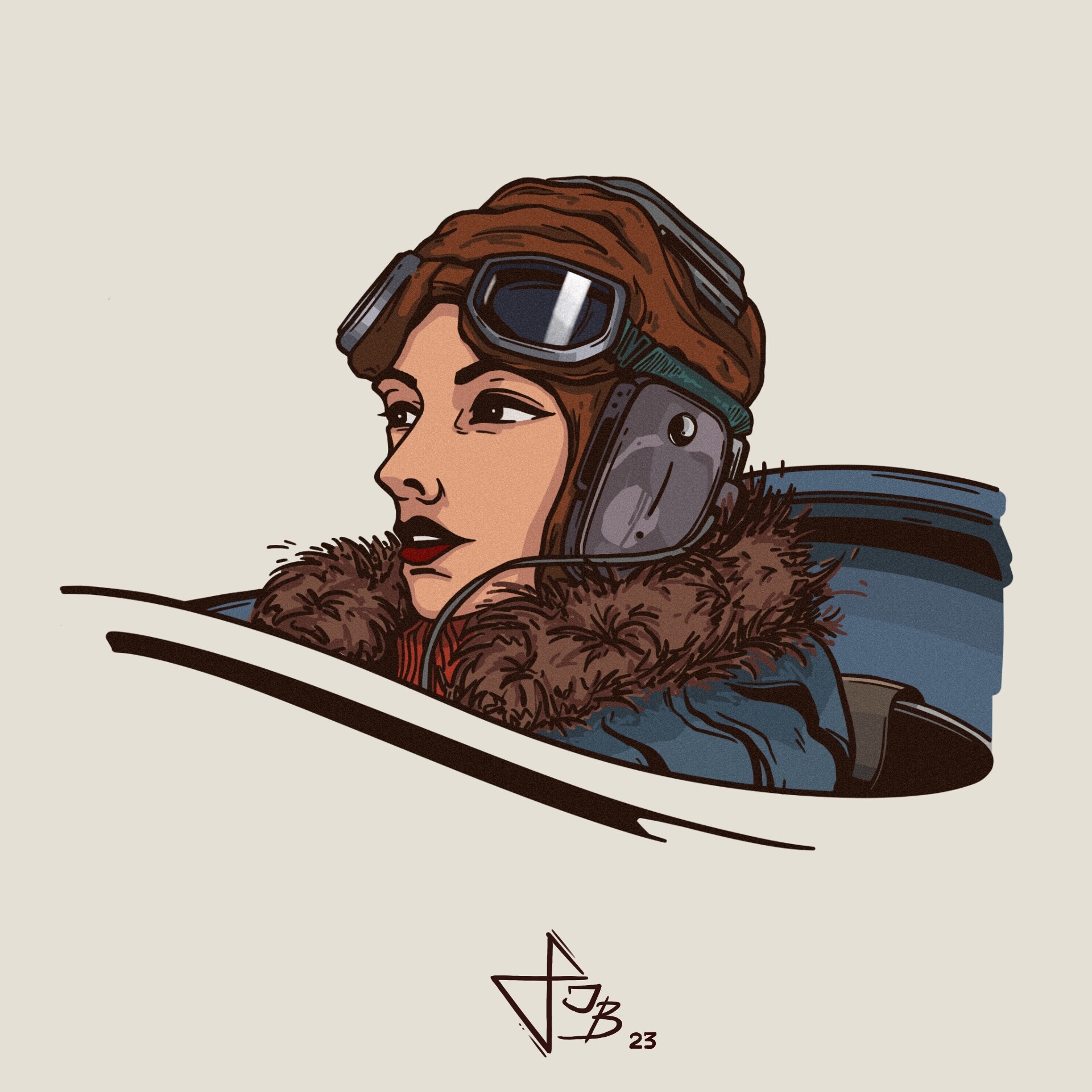 ArtStation - Julie, the pilot