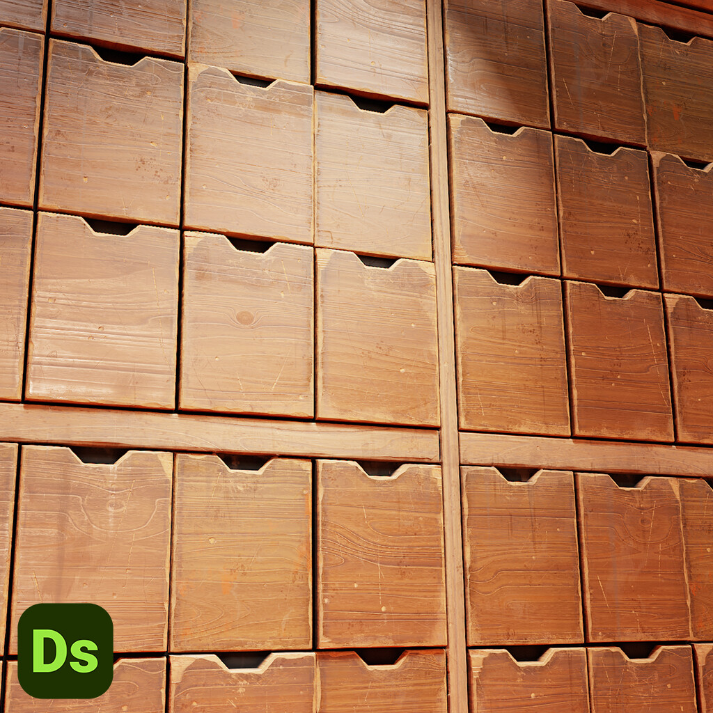 stylized apothecary drawers （材质）