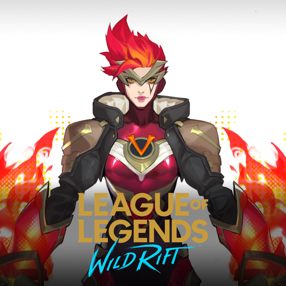 ArtStation - League of Legends Wild Rift 燎原烈焰 蔚 WORKS OF 2021
