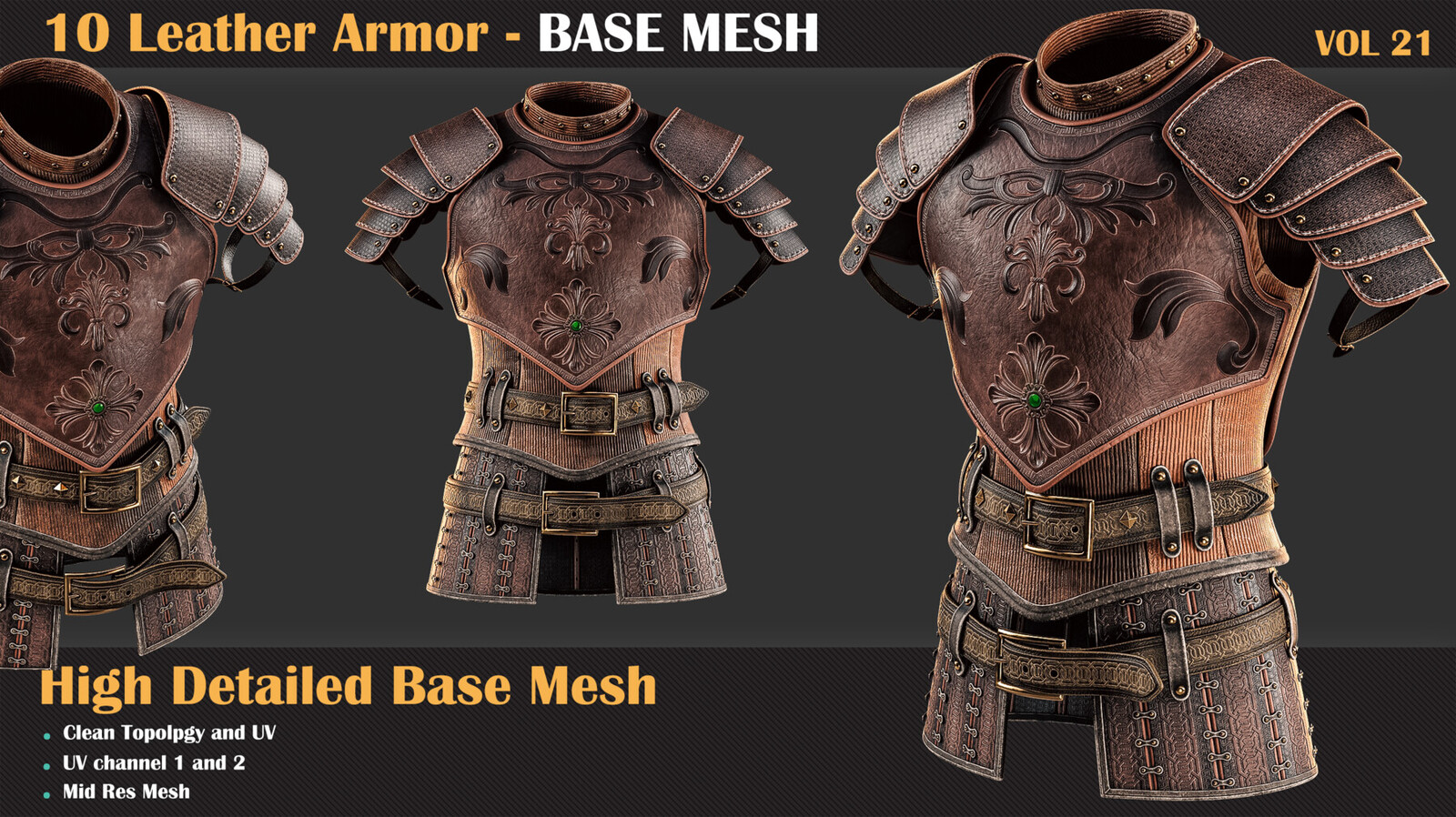 Desert Studded Leather Armor