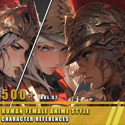 ArtStation - 360+ Original King Male Anime Style - References Pack Vol.05