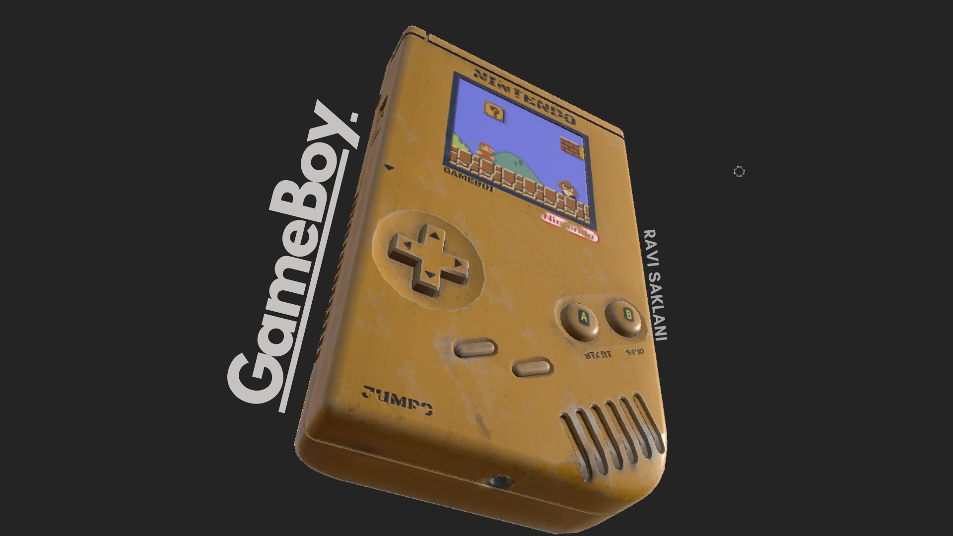 ArtStation - Gameboy 3D textured Model