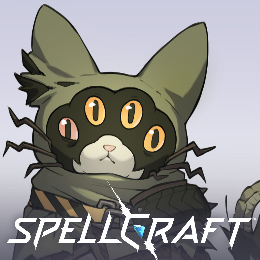 ArtStation Spellcraft Wasteland Cat Companion