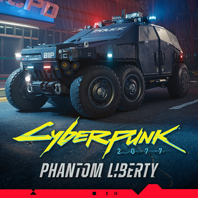 Artstation Cyberpunk 2077 Phantom Liberty Militech Hellhound 0903