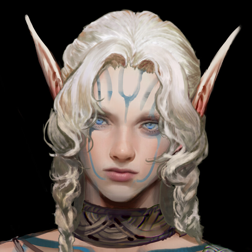 ArtStation - Kelt_elf_practice