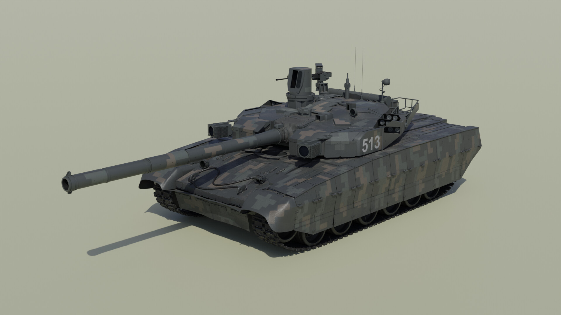 ArtStation - T-84 Oplot - Ukrainian Main Battle Tank