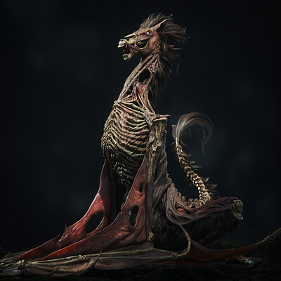 ArtStation - SCP-939 concept sculpt