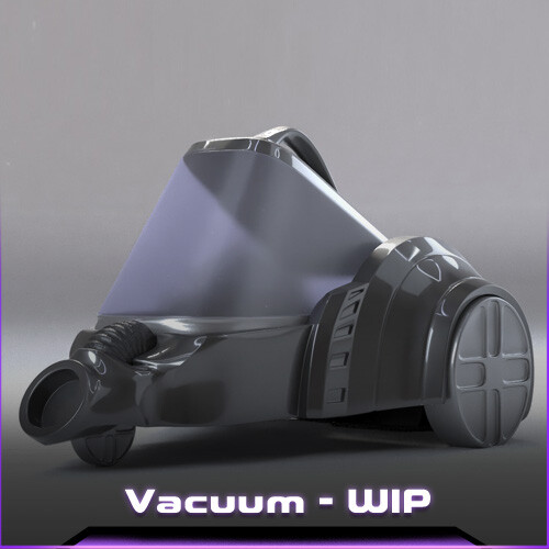 ArtStation Vacuum Prop WIP