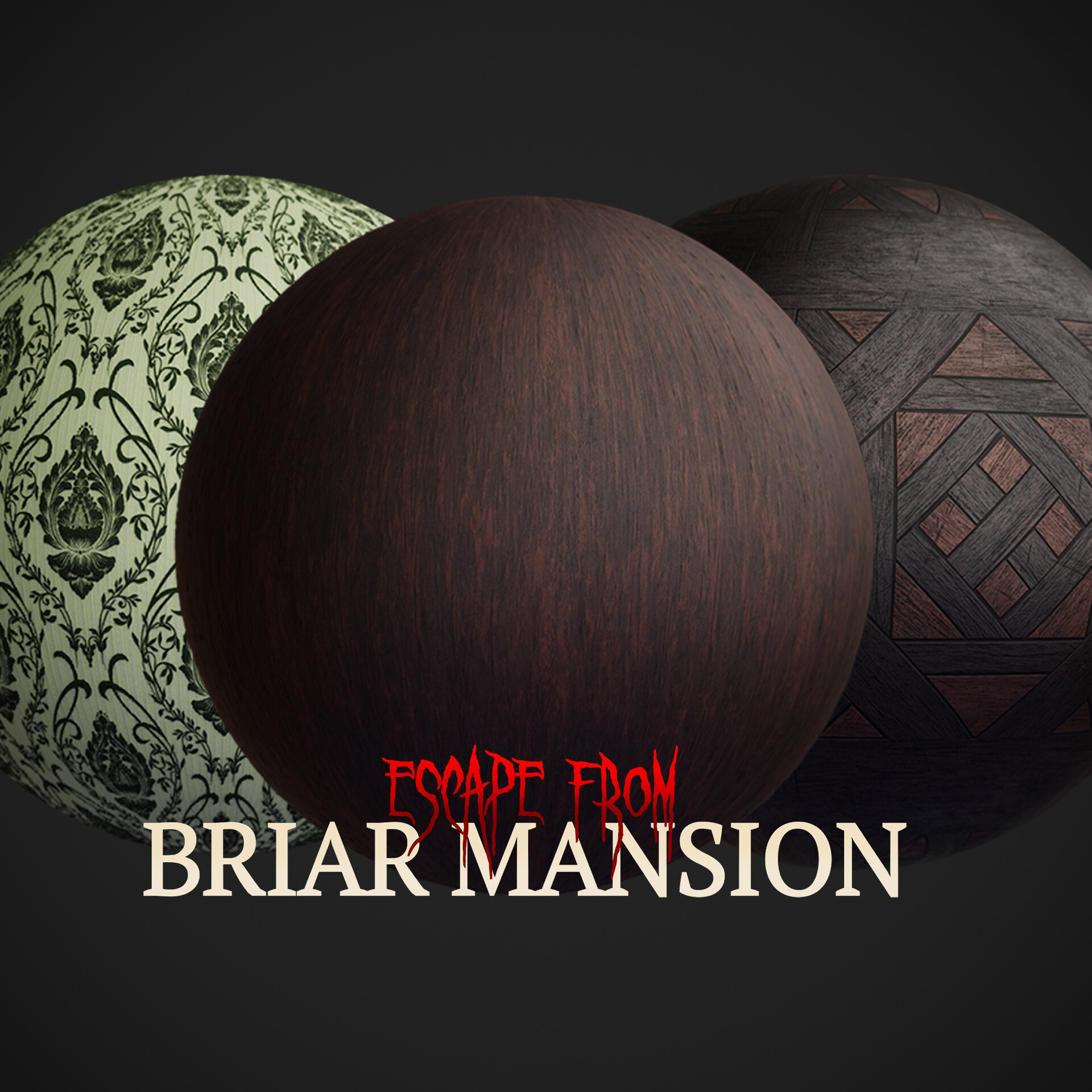 ArtStation - Escape from Briar Mansion - Materials