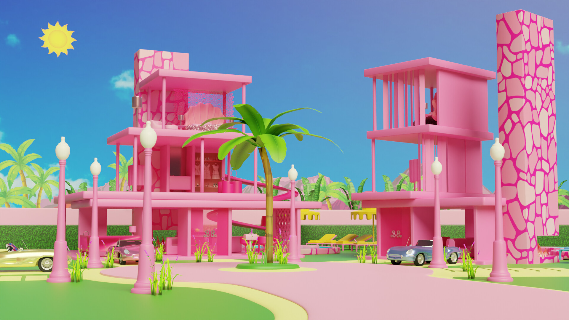 ArtStation - Barbie dream house