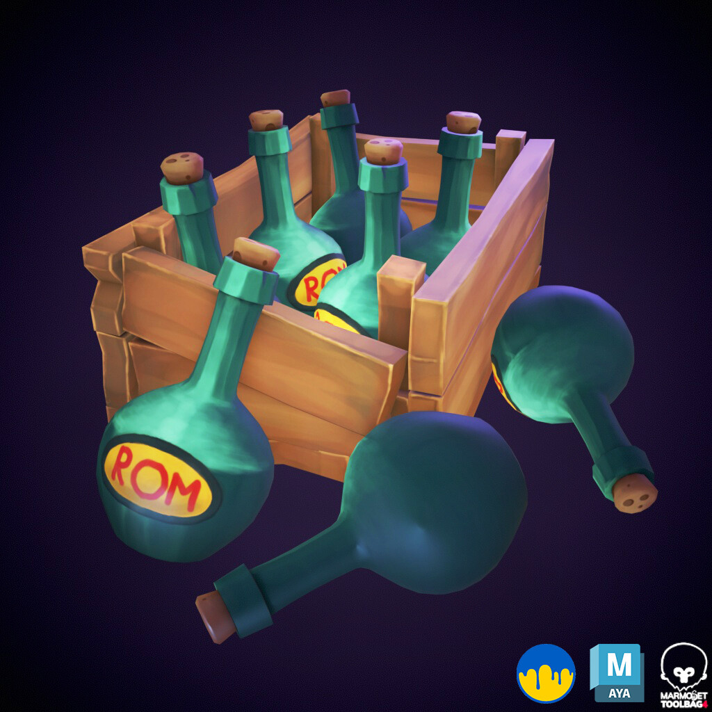 ArtStation - Rom (Rum) - «Treasure Island»