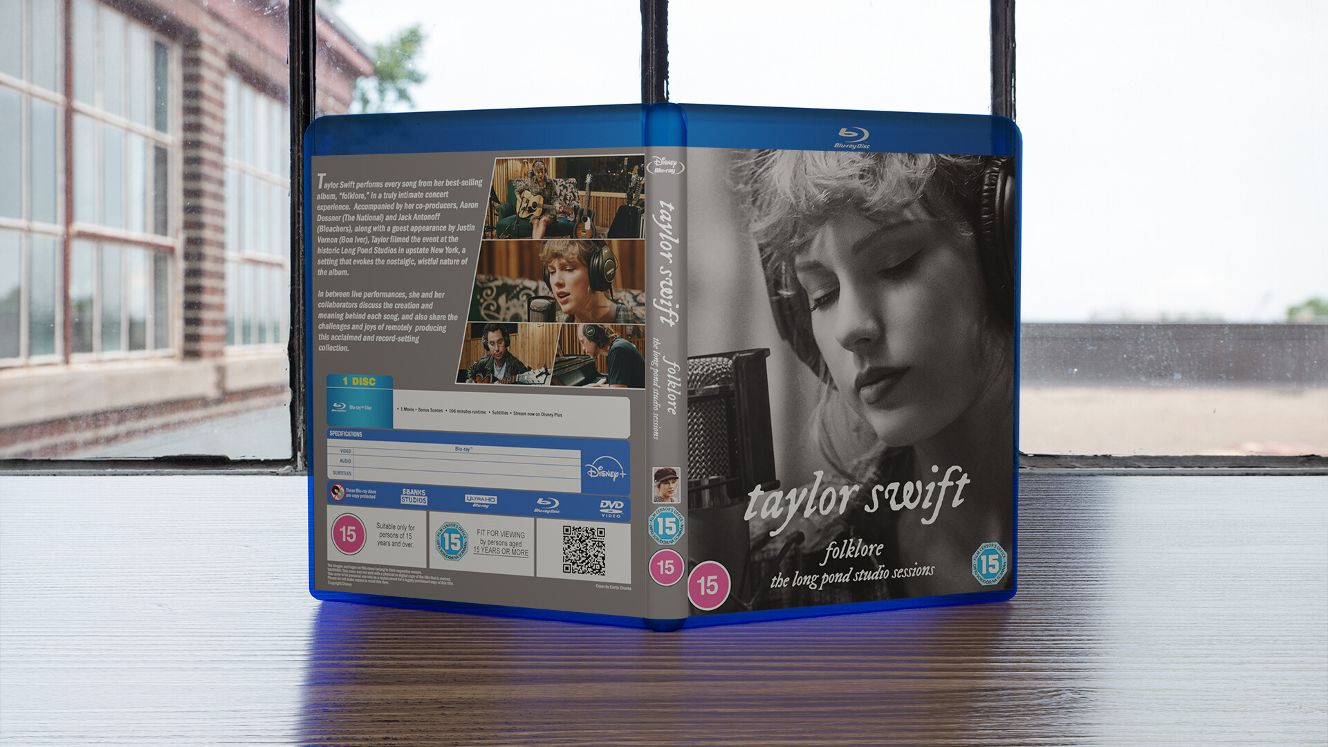 『フォークロア: ロング・ポンド・スタジオ・セッションズ』Disney+ポスター Taylor Swift - folklore: the long pond studio sessions is