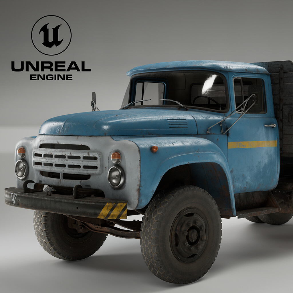 ArtStation - Life and adventures of the ZIL-130 truck