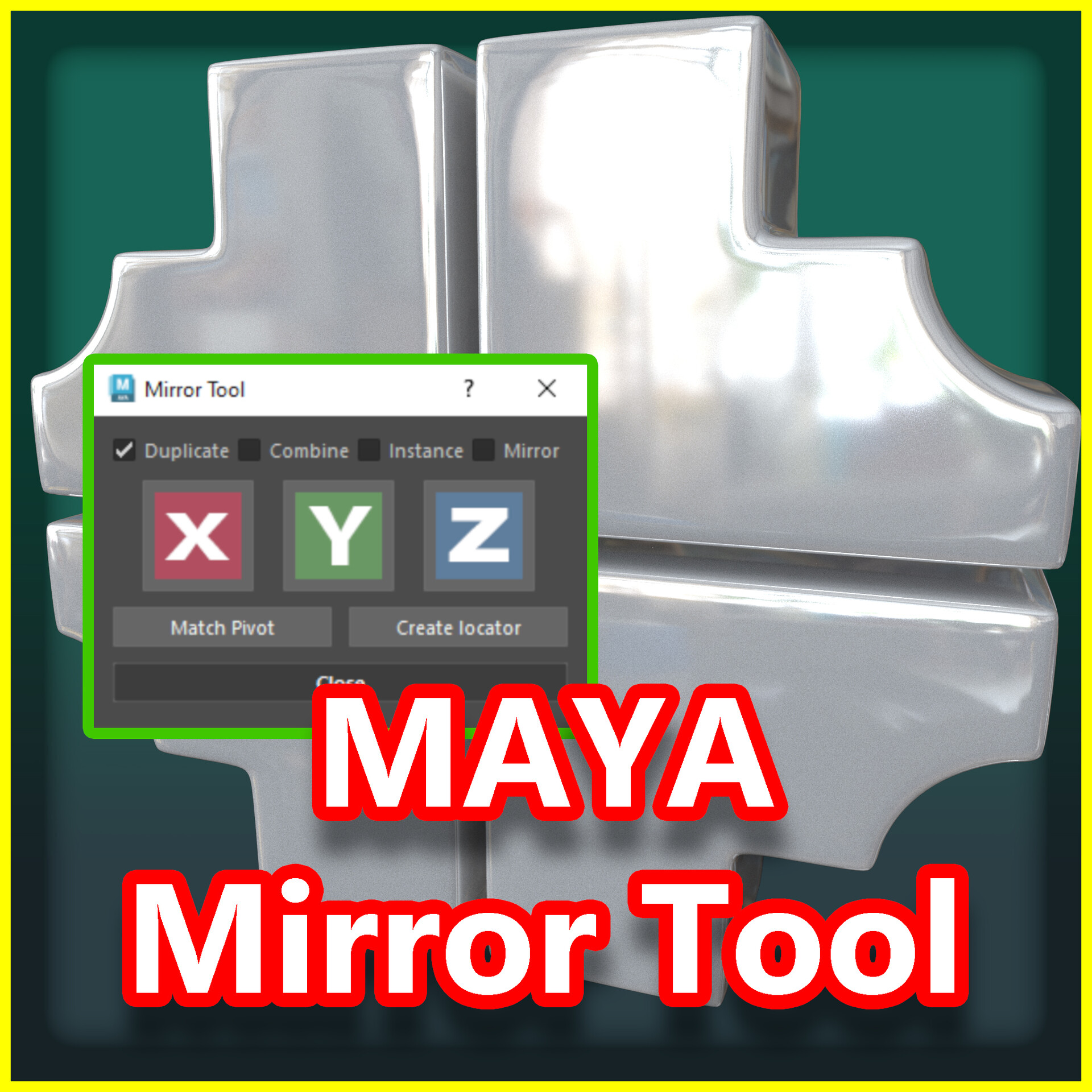ArtStation Maya Mirror Tool