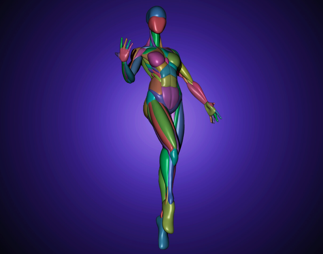 ArtStation - Base body 3d model.