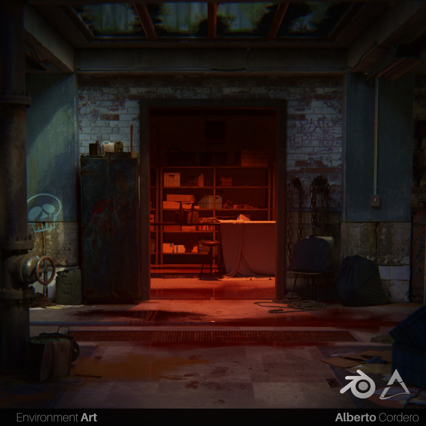 ArtStation - The back room