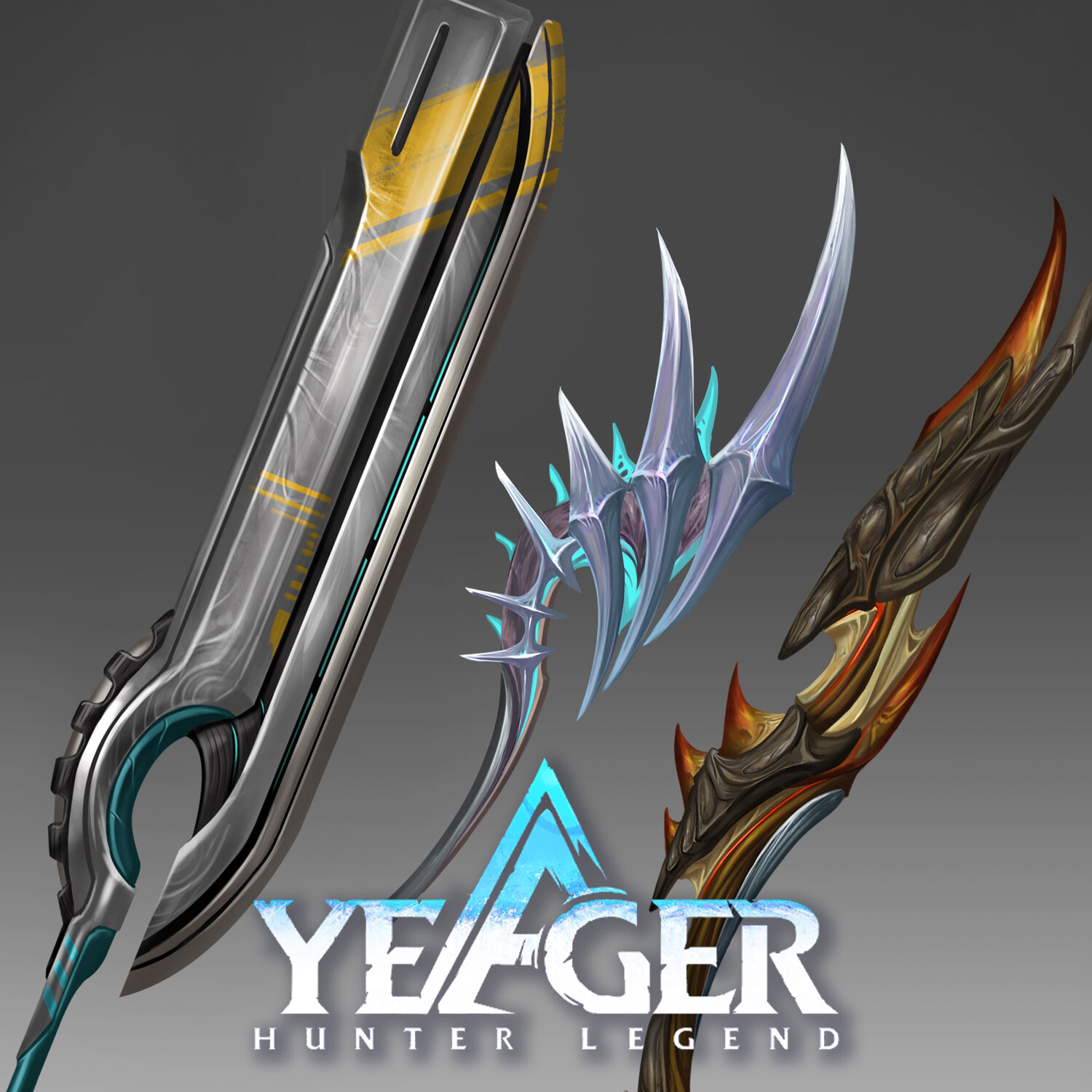 Weapon design - Various creatures edition YEAGER HUNTER LEGEND