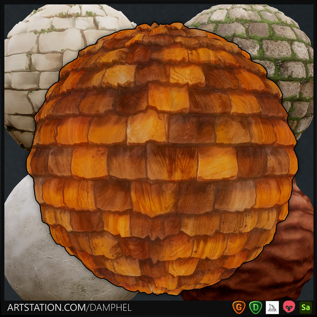 ArtStation - Stylized Renaissance Textures - Game Ready Materials