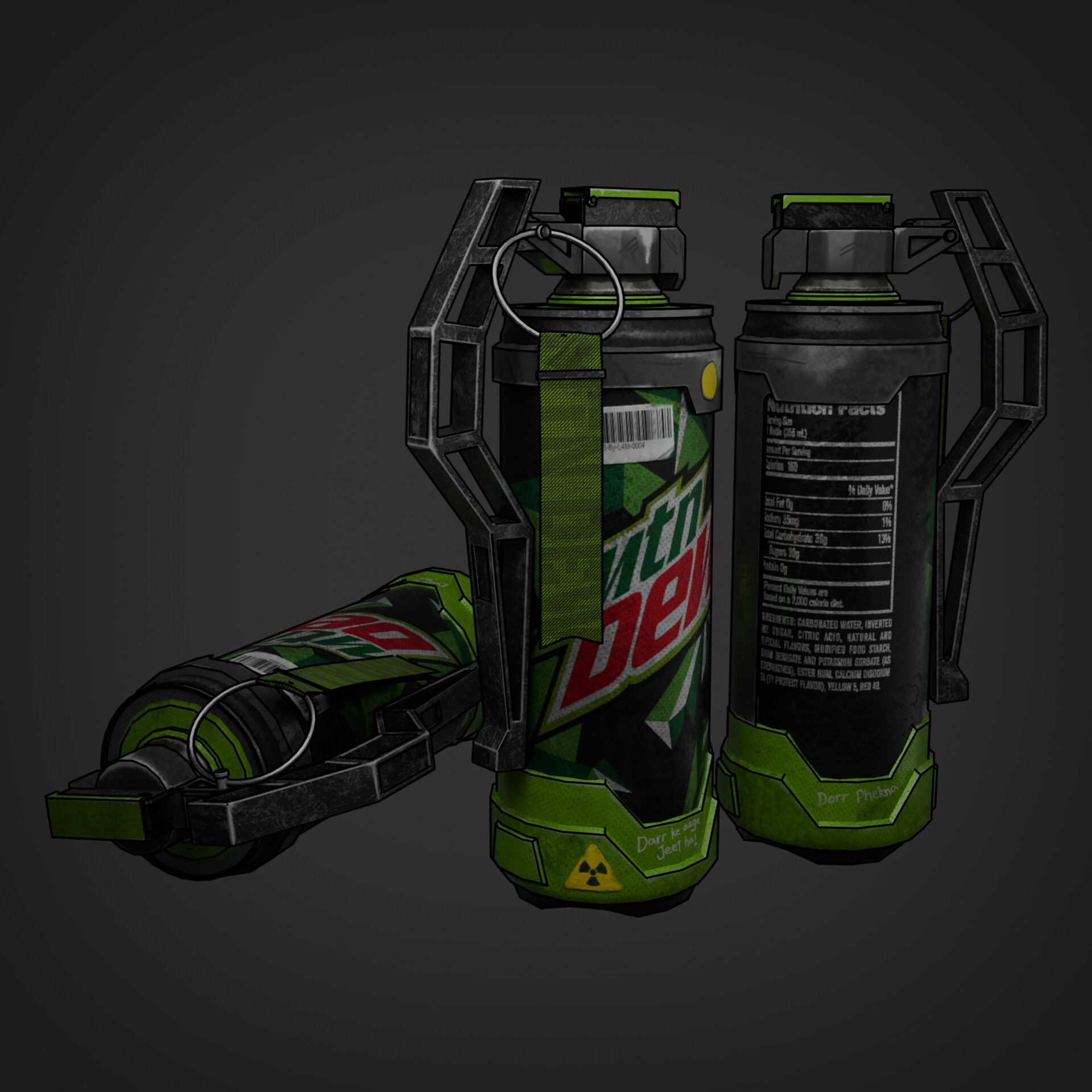 ArtStation - Mountain Dew flash bang game ready