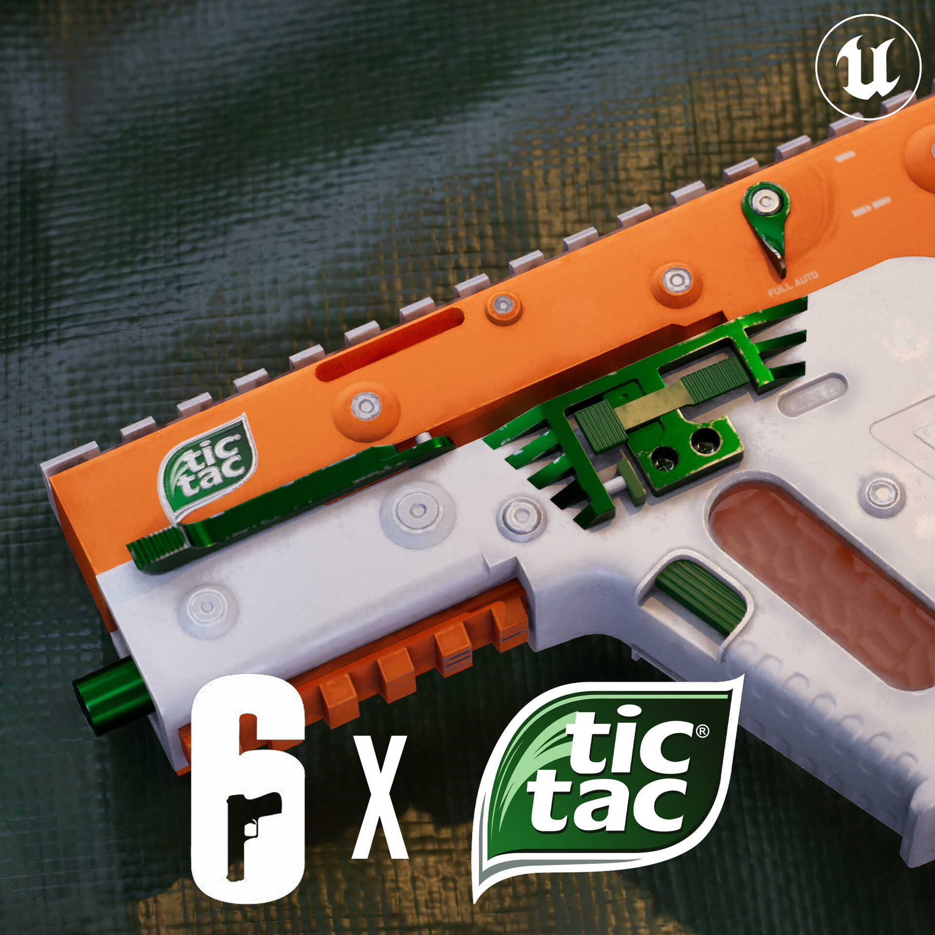 Artstation Vector 45acp Candy Skin Game Ready